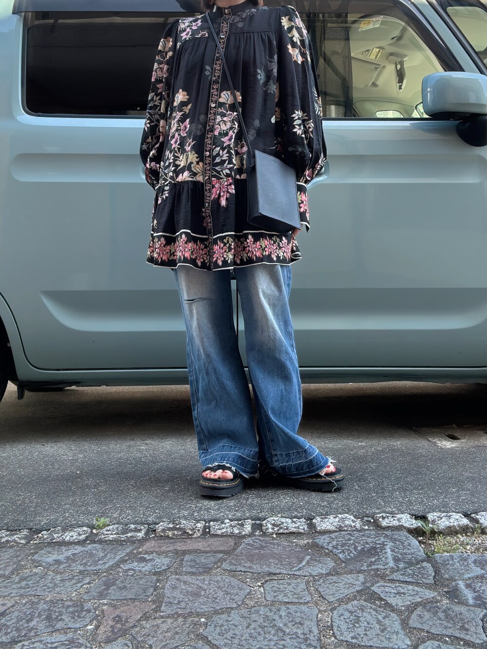 フレアデニム 242519を使った人気ファッションコーディネート - WEAR