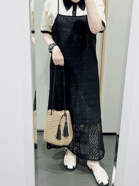 「tiptop（ティップトップ）のアイテム（シューズ）」を使った、yuuaさん（レディース・154cm）の夏コーディネート