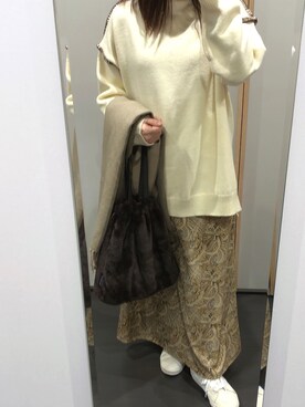 「IRODORI（イロドリ）のアイテム」を使った、yuuaさん（レディース・154cm）の秋コーディネート