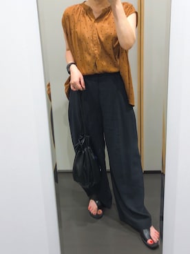 「DRESKIP（ドレスキップ）のアイテム（トップス）」を使った、yuuaさん（レディース・154cm）の秋コーディネート