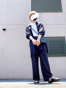 「H&M（エイチ・アンド・エム）のアイテム（リング）」を使った、どぅーさん（メンズ・180cm）の夏コーディネート