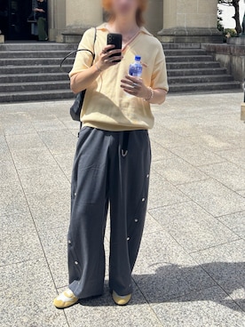 「SERACE（セラス）のアイテム（パンツ）」を使った、どぅーさん（メンズ・180cm）の秋コーディネート