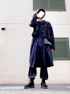 「PAGEBOY（ページボーイ）のアイテム（帽子）」を使った、どぅーさん（メンズ・180cm）の春コーディネート