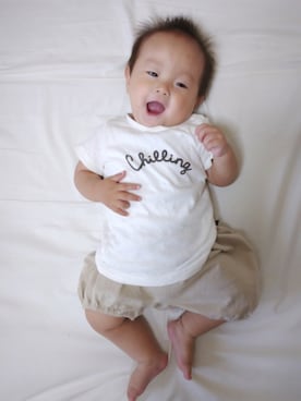 「10ヶ月」｜RiRiKaさん（キッズ・70cm）の夏コーディネート