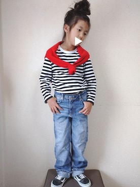 RiRiKaさん（キッズ・129cm）の秋コーディネート