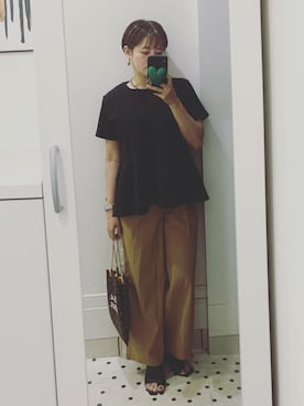 「Soierie（ソワリー）のアイテム（ネックレス）」を使った、mayuさん（レディース・151cm）の夏コーディネート