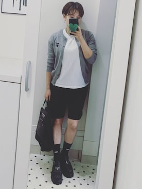 「ADER error（アーダーエラー）のアイテム（レッグウェア）」を使った、mayuさん（レディース・151cm）の春コーディネート