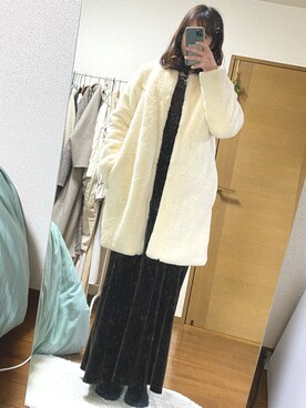 「CECIL McBEE（セシルマクビー）のアイテム（ジャケット/アウター）」を使った、・×・さん（レディース・154cm）の春コーディネート