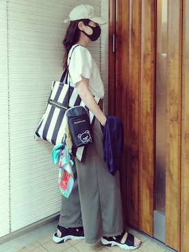 トートバッグを使った 男の子ママ の人気ファッションコーディネート Wear