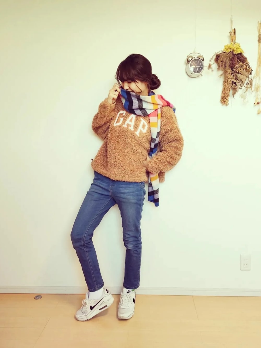 GAP（ギャップ）の「ハッピーストライプ スカーフ（マフラー）」 - WEAR