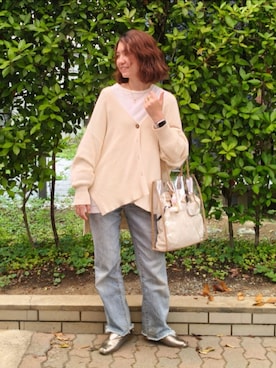 「EDWIN（エドウィン）のアイテム（パンツ）」を使った、Yūkiさん（レディース・160cm）の秋コーディネート