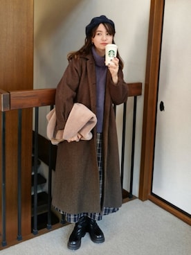「styiro（スタイロ）のアイテム」を使った、Yūkiさん（レディース・160cm）の冬コーディネート