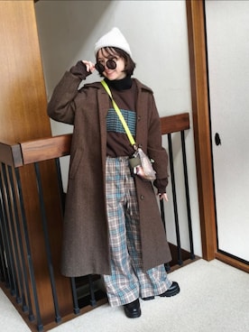 Yūkiさん（レディース・160cm）の冬コーディネート