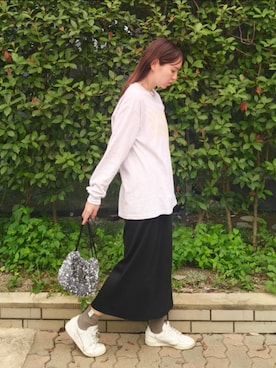「アイテム（レッグウェア）」を使った、ゆーきさん（レディース・160cm）の秋コーディネート