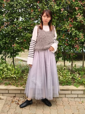 ゆーきさん（レディース・160cm）の秋コーディネート