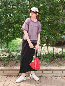 「アイテム（帽子）」を使った、ゆーきさん（レディース・160cm・30代）の夏コーディネート