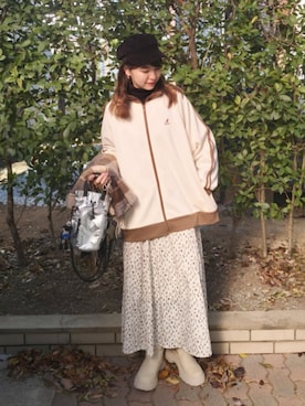 「アイテム（アクセサリー）」を使った、ゆーきさん（レディース・160cm）の冬コーディネート