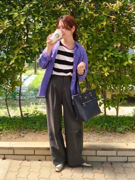 「minia（ミニア）のアイテム」を使った、Yūkiさん（レディース・160cm）の夏コーディネート