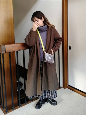 「RAY CASSIN（レイカズン）のアイテム」を使った、ゆーきさん（レディース・160cm）の冬コーディネート