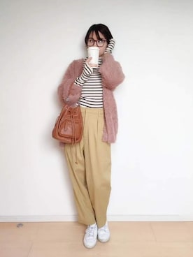 「mily bilet（ミウィビレット）のアイテム」を使った、ゆーきさん（骨格ウェーブ・レディース・160cm）の春コーディネート