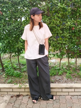 「アイテム（バッグ）」を使った、ゆーきさん（レディース・160cm・30代）の秋コーディネート