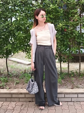 「アイテム（トップス）」を使った、ゆーきさん（レディース・160cm・30代）の夏コーディネート