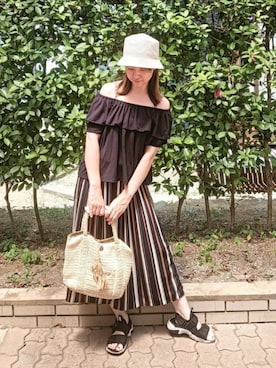 「アイテム（シューズ）」を使った、ゆーきさん（レディース・160cm・30代）の夏コーディネート