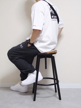 「HOOK（フック）のアイテム（パンツ）」を使った、しんごさん（メンズ・175cm）の夏コーディネート