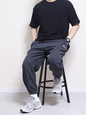 「HOOK（フック）のアイテム（パンツ）」を使った、しんごさん（メンズ・175cm）の夏コーディネート
