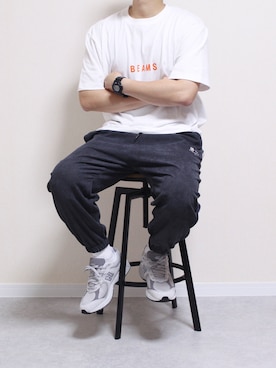 「HOOK（フック）のアイテム（パンツ）」を使った、しんごさん（メンズ・175cm）の夏コーディネート