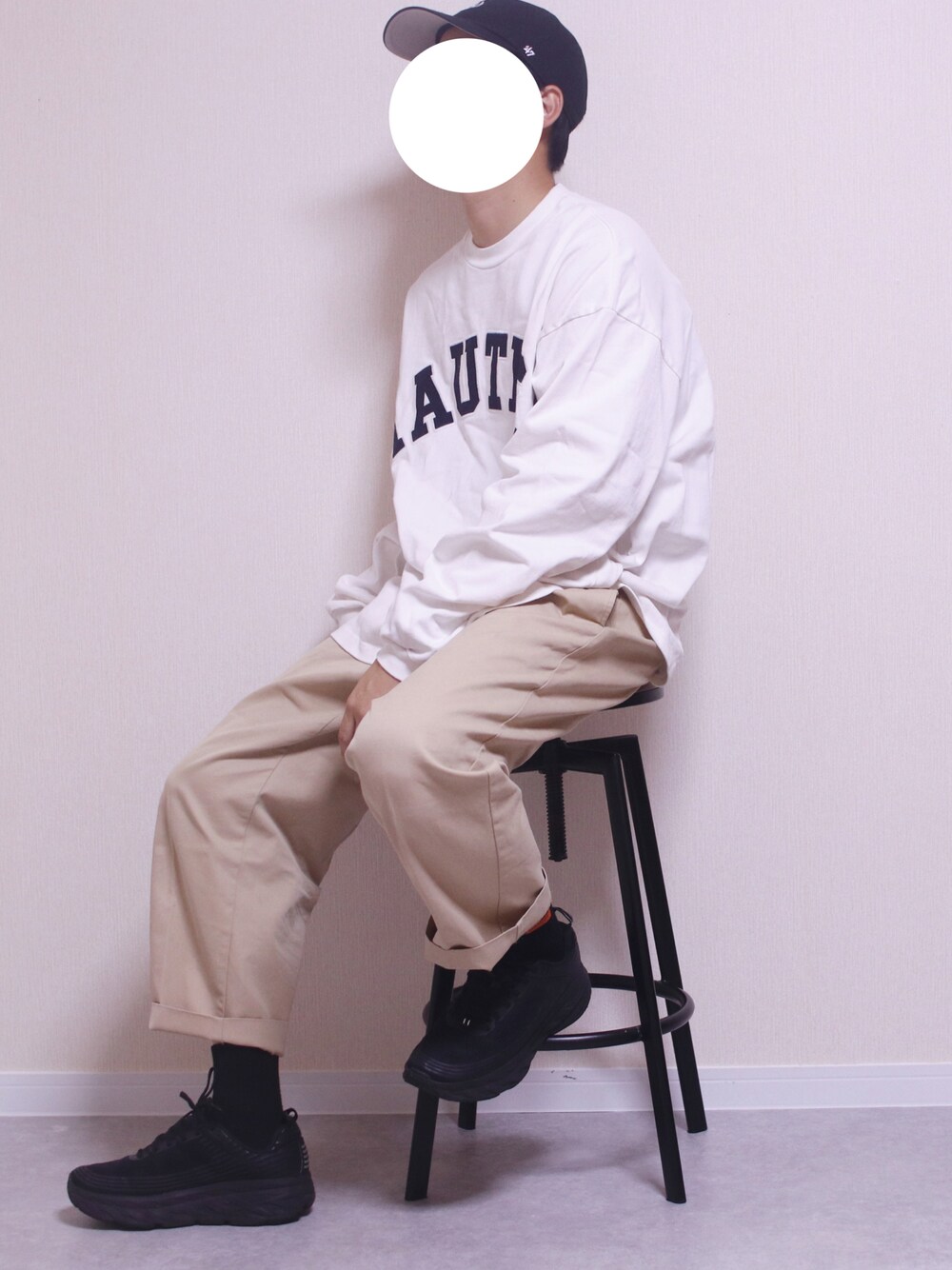 NAUTICA◆21SS/TOO HEAVY/アーチロゴ/長袖Tシャツ/L/コットン/BLK/211-1277 Nautica JP - \"Too Heavy\" Arch Logo T-shirt -HBX LTD- | HBX