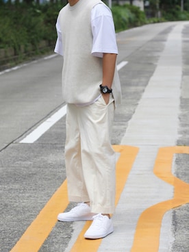 しんごさん（メンズ・175cm）の夏コーディネート