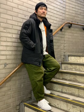 「AVIREX（アヴィレックス）のアイテム（PC・スマホグッズ/家電）」を使った、K.ODAさん（メンズ・178cm）の秋コーディネート