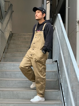 「AVIREX（アヴィレックス）のアイテム（PC・スマホグッズ/家電）」を使った、K.ODAさん（メンズ・178cm）の秋コーディネート