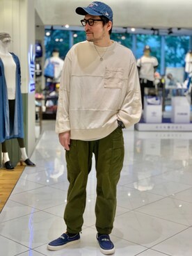 「アイテム（フレグランス）」を使った、K.ODAさん（メンズ・178cm）の夏コーディネート