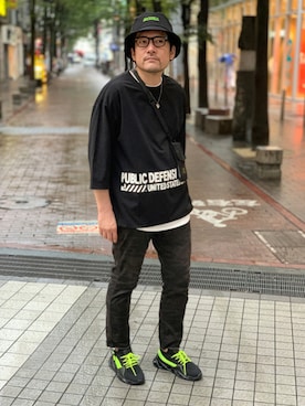 「アイテム（フレグランス）」を使った、K.ODAさん（メンズ・178cm）の夏コーディネート
