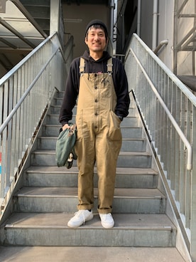 「AVIREX（アヴィレックス）のアイテム（PC・スマホグッズ/家電）」を使った、K.ODAさん（メンズ・178cm）の秋コーディネート