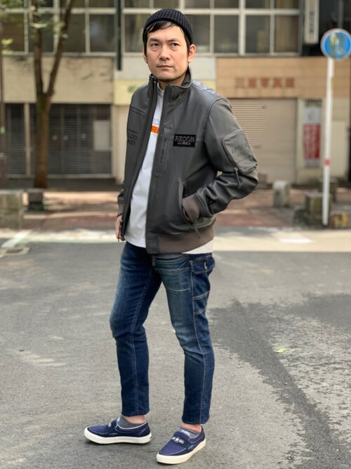 AVIREX �F�{K.ODA����́u�i�b�j�v���g�����R�[�f�B�l�[�g