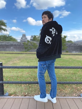 「AVIREX（アヴィレックス）のアイテム（PC・スマホグッズ/家電）」を使った、K.ODAさん（メンズ・178cm）の秋コーディネート