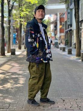 「AVIREX（アヴィレックス）のアイテム（財布/小物）」を使った、K.ODAさん（メンズ・178cm）の秋コーディネート