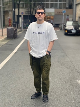 「アイテム（フレグランス）」を使った、K.ODAさん（メンズ・178cm）の夏コーディネート