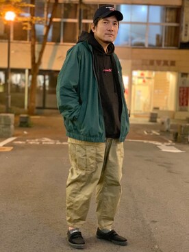 「AVIREX（アヴィレックス）のアイテム（財布/小物）」を使った、K.ODAさん（メンズ・178cm）の秋コーディネート