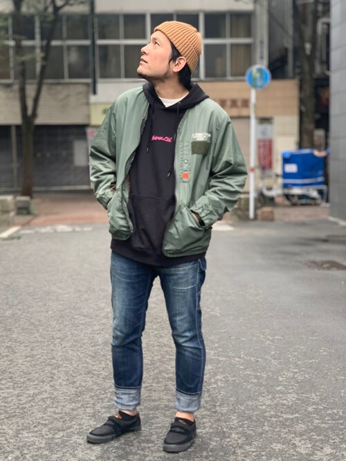 AVIREX 熊本K.ODAさんの「(|)」を使ったコーディネート