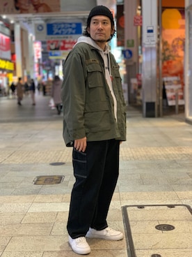 「AVIREX（アヴィレックス）のアイテム（フレグランス）」を使った、K.ODAさん（メンズ・178cm）の冬コーディネート