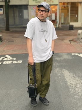 「COOLなこのコが仲間入り」｜「アイテム（スリッポン）」を使った、K.ODAさん（メンズ・178cm）の夏コーディネート