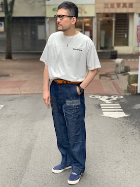「COOLなこのコが仲間入り」｜「アイテム（スリッポン）」を使った、K.ODAさん（メンズ・178cm）の夏コーディネート