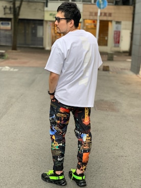 「AVIREX（アヴィレックス）のアイテム（腕時計）」を使った、K.ODAさん（メンズ・178cm）の夏コーディネート