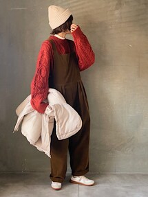 サニークラウズ　コール天サロペット 他 合計3点 Sunny clouds（サニークラウズ）の「サニークラウズ コール天の