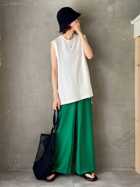 micoronさん（レディース・167cm）の夏コーディネート