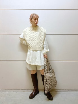 milkさん（レディース・160cm）の秋コーディネート